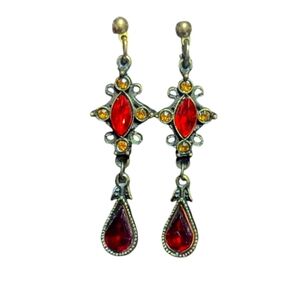 Bridgerton Chandelier Drop Rhinestone Cocktail Victorian Art Deco Regency Dainty